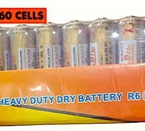 Super Ultra AA Heavy Duty Dry Batteries – 60 Cell Pack