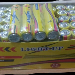 AAA 1.5V “LIGHT-UP” Batteries – Bulk Pack 60PCS