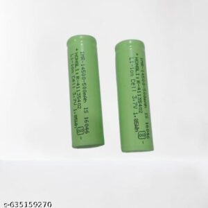14500 Rechargeable Li-ion Batteries (3.7V, 500mAh) – Pair